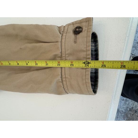 Vintage Polo Ralph Lauren Harrington Jacket XL 90s Khaki Bomber Flannel Lined - Picture 9 of 11